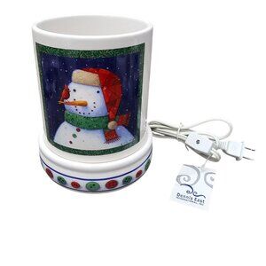 Dennis East Snowman New Christmas Candle Wax Warmer Electric Holiday Decor